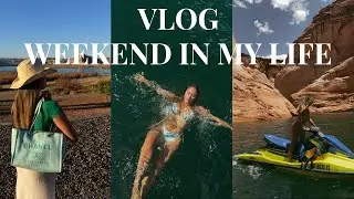 VLOG: A WEEKEND AT THE LAKE + MARS ON EARTH? ALSO LOST MY PHONE AT THE AIRPORT