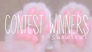 *:・ﾟ✧ Contest Winners ! + Shoutout ✧・ﾟ:*