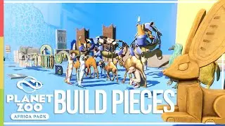 New Planet Zoo Africa Pack! ｜DLC - All Items and build pieces revealed
