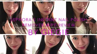 ✨ SEPHORA Instant Nail Polish Remover Wipe ✨