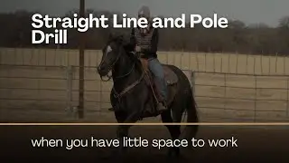 Straight Line and Squares Drills for Barrel Racers with only a small area to ride in