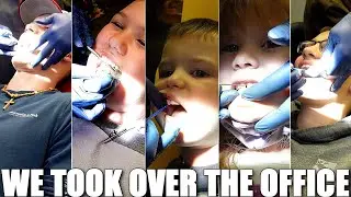 TAKING ALL 5 KIDS TO THE DENTIST | LEVI'S FIRST TIME AT THE DENTIST | TEETH CLEANING & CHECKUP