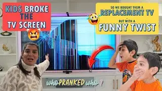 Kids Pranked Us With a &ldquo;Broken TV&rdquo;&hellip; So We Pranked Them with the TINIEST TV 😭😂
