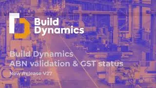 Проверка ABN и статуса GST от Build Dynamics
