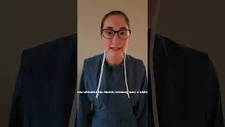 Свадебная одежда женщин-амишей (повара и официанты)