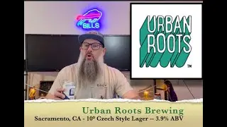 Обзор пива Urban Roots Brewing 10&deg; Czech Style Lager PopDarts Bloopers