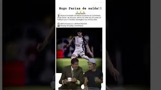 Hugo Farias sondado para sair do Corinthians!! 🙏🙏🤍🦅🖤