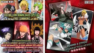 ROUND 5 CFYOW RESURRECTION NEWS!! &Epsilon;&Omicron;&Upsilon; BANKAI ICHIGO RERUNS SOON! Bleach: Brave Souls@AnimoCloudd