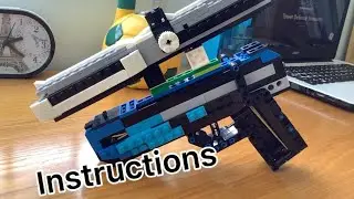 LEGO gun blackice skin (7 bullet) INSTRUCTION | VNAlegogun | Still Thinking |