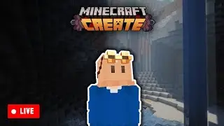 Building My Starter Base in Minecraft Create Mod!