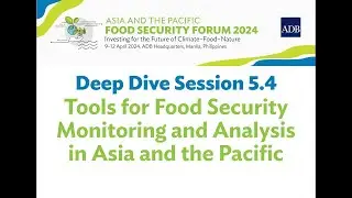 Tools for Food Security Monitoring and Analysis in Asia and the Pacific