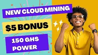 $5 SignUp Bonus | New BTC Cloud Mining website#bitcoin #btcmining Best BTC mining 2022