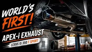 World's First Apex-i Exhaust Install | 2021 Lexus IS 350 F SPORT DHP | Sound Clip