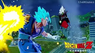 Goku Black Arc? Vegito Blue vs Fused Zamasu Story! (Anime) in DBZ: Kakarot Mods