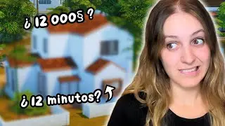 Los Sims 4 PERO 1 MINUTO son 1000 SIMOLEONES ⌚ | Reto de Construcción || Marta