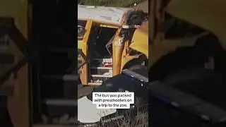 New video shows deadly bus crash in Texas #shorts