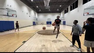 3v3 basketball game ft Q, Dee & Maine #basketball  #ballislife #gb 