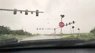 Fish Hawk to Wimauma, back roads in the rain