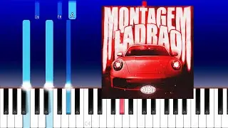 MONTAGEM LADRAO - Ultra Slowed-ATLXS, MXZI-KKBOX (Piano Tutorial)
