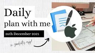 DIGITAL PLAN WITH ME | Daily Plan | 26th December | Versatile Life Planner | Lera Digital