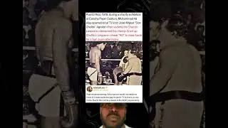 Muhammad Ali play-sparred local TV icon Jos&eacute; Miguel &ldquo;Don Cholito&rdquo; Agrelot when vedette Iris Chac&oacute;n