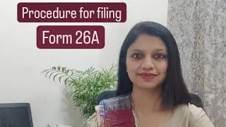 Filing procedure of Form 26A|Non ded Short Deduction of TDS | Sec 201(1)&nbsp;|CA&nbsp;Shruti&nbsp;Gupta