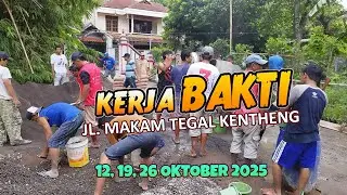 Kerja Bakti Jl. Makam Tegal Kentheng