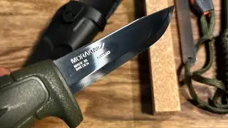 Diy Morakniv Fire Kit. Remmys Gear Bushcraft Singapore. Morakniv Basic Carbon Steel Bushcraft Knife