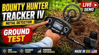 Metal Detector Machine Test | | Bounty Hunter Metal Detector Field Test Ground Test