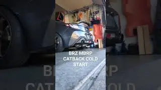 2023 BRZ MBRP catback cold start #automobile #2022brz #brz #86brz #mbrp #brz