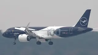 Lackfrisch in FRA – Lufthansa A320 D-AING startete wenig später im Jubiläumsdesign nach LHR 20.01.26