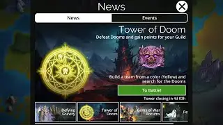 Gems of War | Tower of Doom Yellow Dec 2019