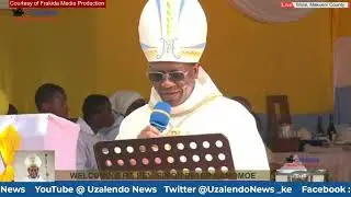 WOTE DIOCESE AUXILIARY BISHOP RT.REV. KAMOMOE MAIDEN ADDRESS DURING HIS WELCOMING CEREMONY