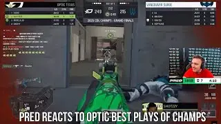 Pred SMILING Watching Optic Win Champs 🔥