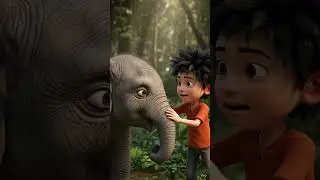 जंगल में बोलता हाथी 😲 | बबलू की जादुई कहानी | Moral Story Toons #trending #story #viral#explore #