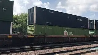 UP Stack Train With fun background children! In Chester, Illinois