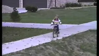 Alana Falls Off Her Scooter - 1990