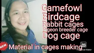 CAGES MAKING MATERIAL #cages #gamefowls #layercagesbussiness #poultryfarming #rabbit #chicken