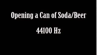 Opening a Can of Soda/Beer Sound Effect Free High Quality Sound FX
