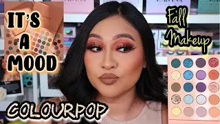 COLOURPOP IT'S A MOOD PALETTE | SWATCHES, REVIEW + TUTORIAL | FALL MAKEUP