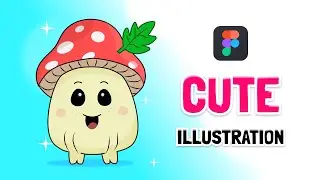 Cute Creature Drawing in Figma | Easy Digital Art Timelapse for Kids & Beginners
