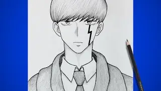How To Draw Mash Burnedead from Mashle Magic and Muscles Easy Step By Step | How to draw anime