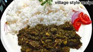 Sem Soya Palak Ka Healthy Saag Recipe | Village Style Green Saag