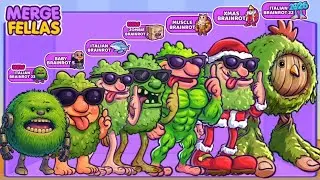 Merge Anomaly Merge Fellas Boss + Boss⁉️ Zombie 2, Brainrot 23, 22, 1, Muscle, Xmas, Baby 5 - Update