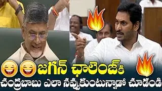 See How Chandrababu Laughing While YS Jagan Gives Challenge to Him | PFtv