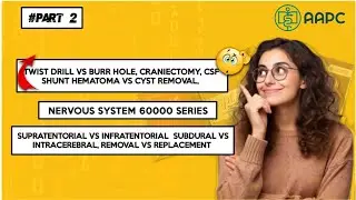 Part 2 || Twist Drill, Burr Hole, Crenectomy, CSF Shunt || 60000 Series || Medical Coding || CPT ||