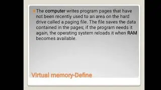 Virtual Memory-Unit
