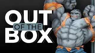 Grey Hulk Incredible Origins Premium Format Figure Unboxing | Out of the Box
