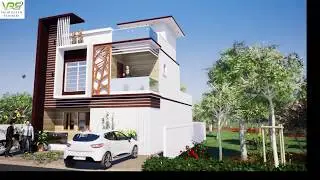 Duplex 3D Building Walk through Elevation Animation
