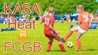 U13 Girls Soccer FCGB Fall Kick-Off FC-Green Bay vs KASA Heat at Fon du Lac Soccer Complex in WI